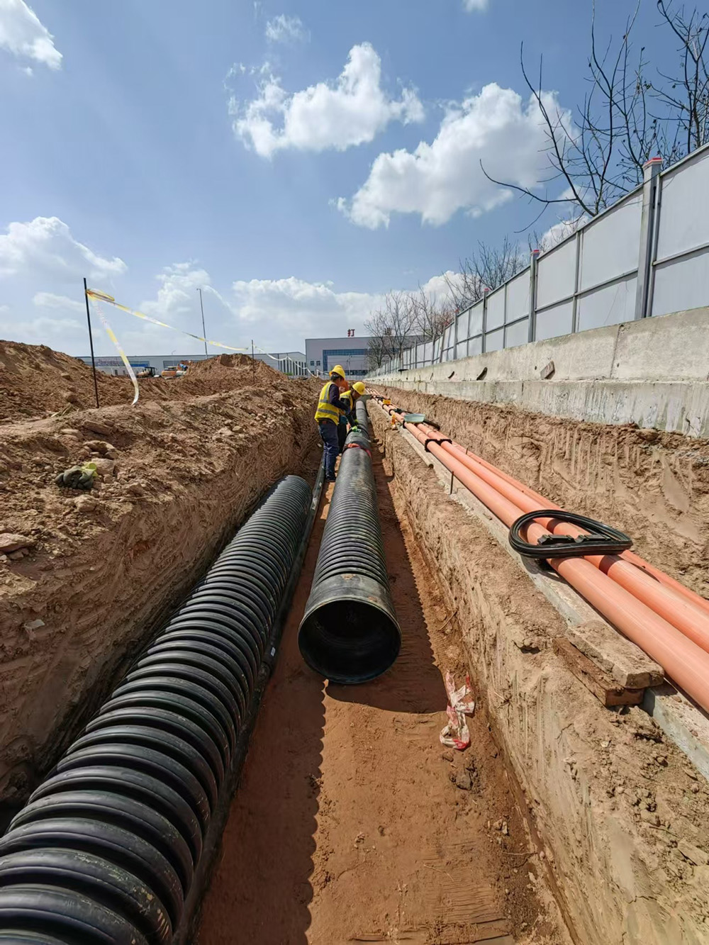 武汉市市政建设集团有限公司三环线汤逊湖排水道路通道工程波纹管